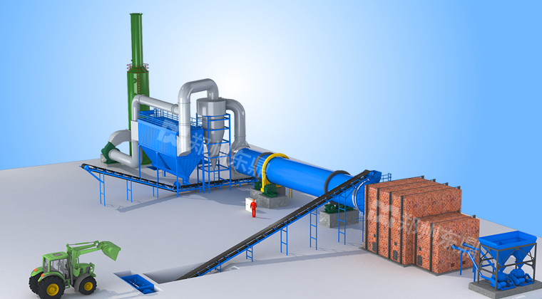 煤泥烘干機設(shè)備原理圖解